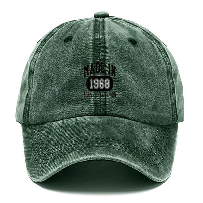 Customize 1968 Vintage Washed Cotton Baseball Cap