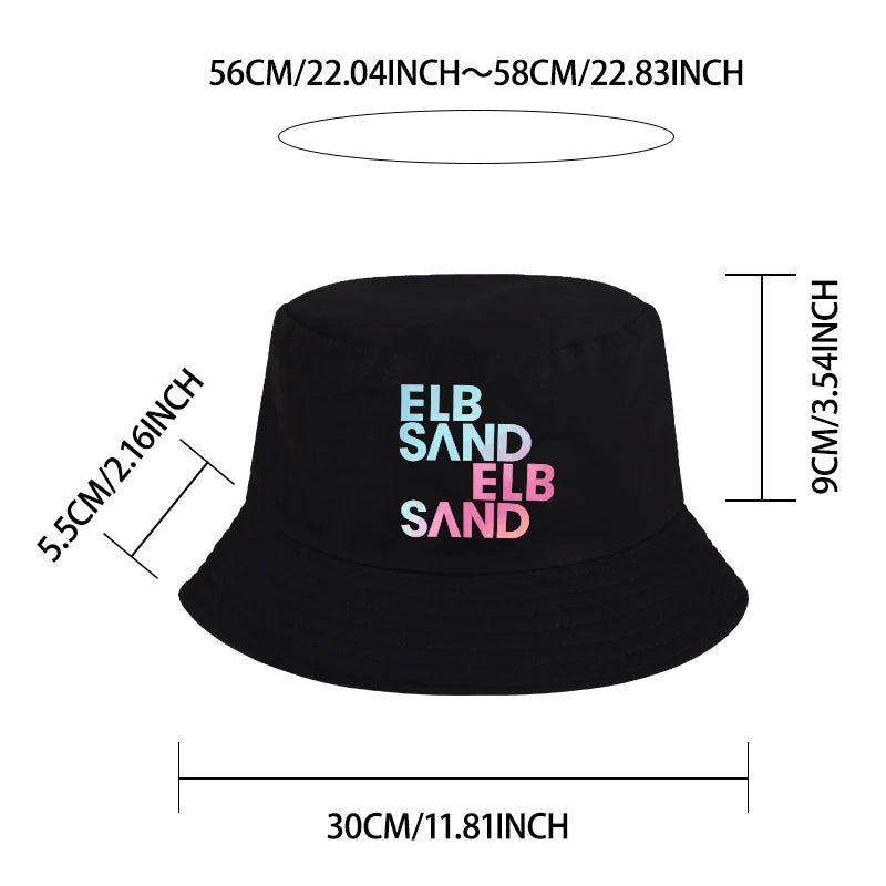 Gradient "Elb Sand" Print Bucket Hat