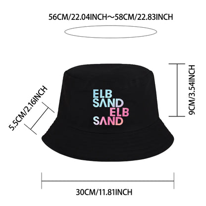 Gradient "Elb Sand" Print Bucket Hat
