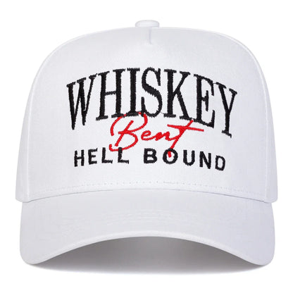 Unisex Whiskey Letter Embroidery Baseball Caps Spring Autumn