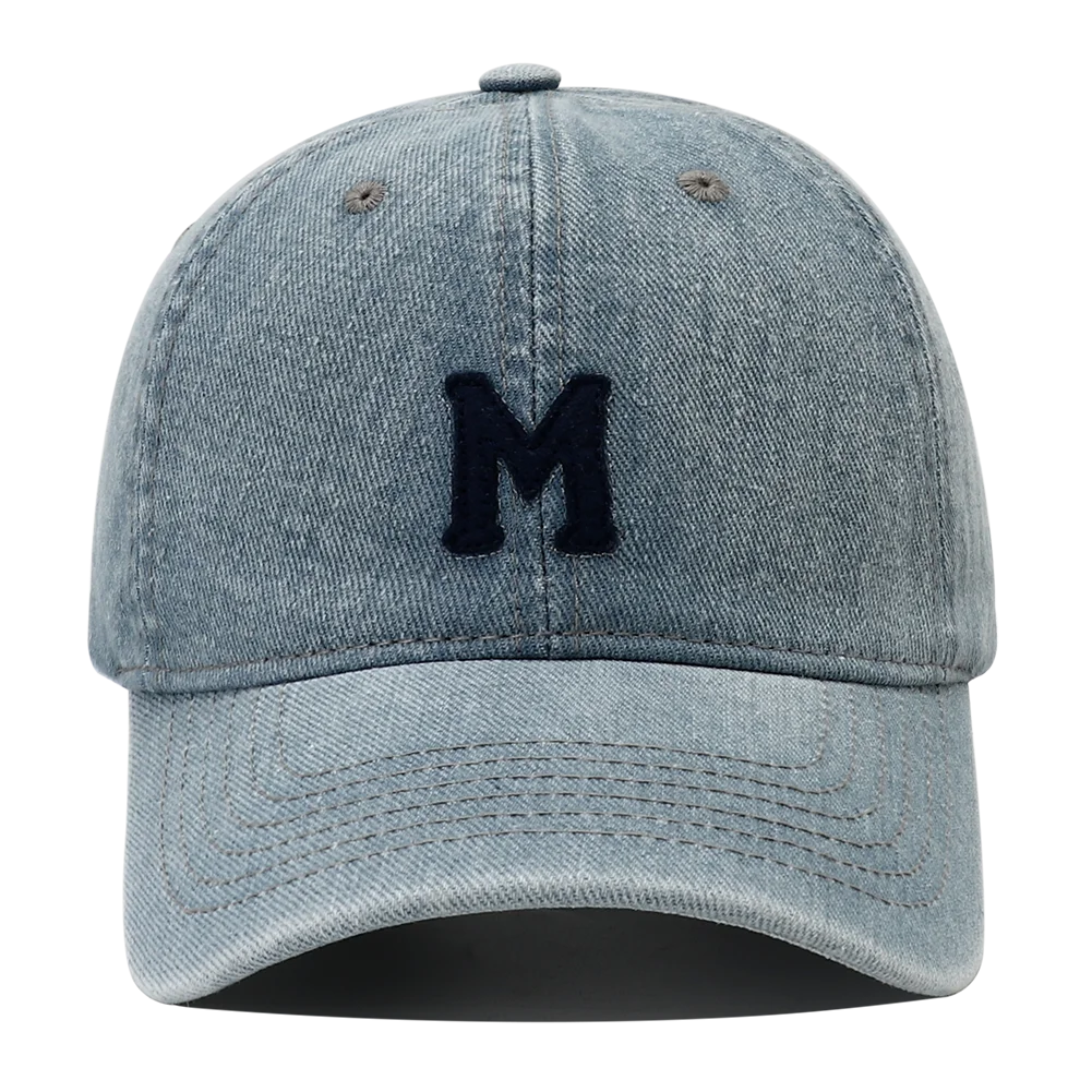High Quality Korean Style Washed Denim Baseball Cap
