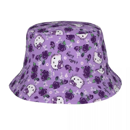 Kittys Leopard Bucket Hat Vocation Getaway Headwear Accessories Fisherman Cap