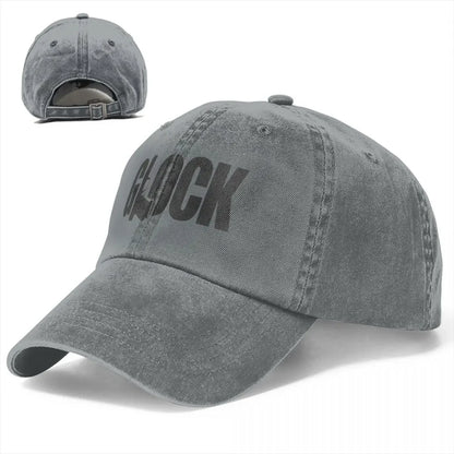 Glock Tactical Shooting Gun Baseball Caps Distressed Denim Snapback Cap