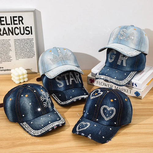 Diamond-Encrusted Baseball Cap