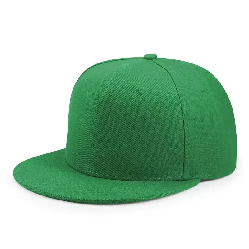 Baseball Caps Adult Flat Peak Hip Hop Fitted Hat Men Women