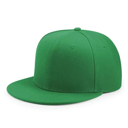Baseball Caps Adult Flat Peak Hip Hop Fitted Hat Men Women