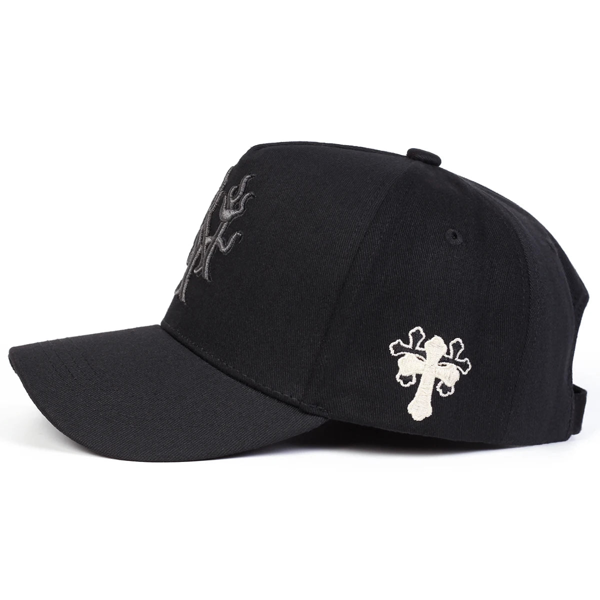 Unisex Branch Cross Embroidery Baseball Caps Spring and Autumn Outdoor Casual Hats Sunscreen Hat Sports Cap
