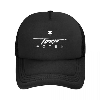 Unisex Tokio Hotel Pop Music Hats Outdoor Mesh Baseball Cap