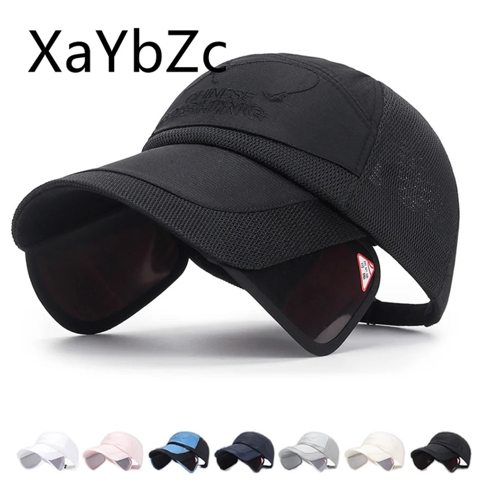 Summer Outdoor Fishing Sunscreen Baseball Cap Men's