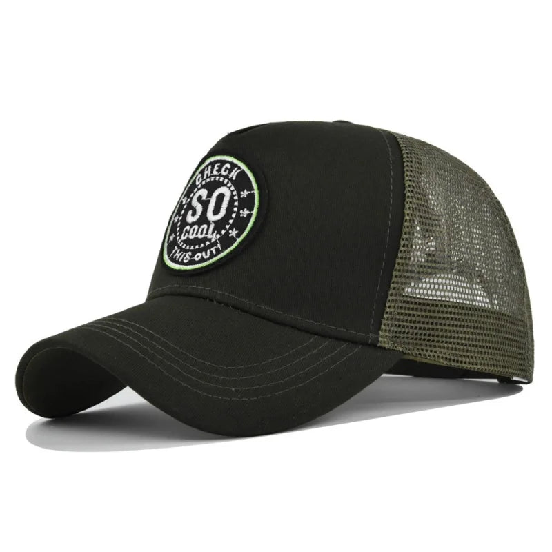 So Cool Embroidered Mesh Baseball Cap