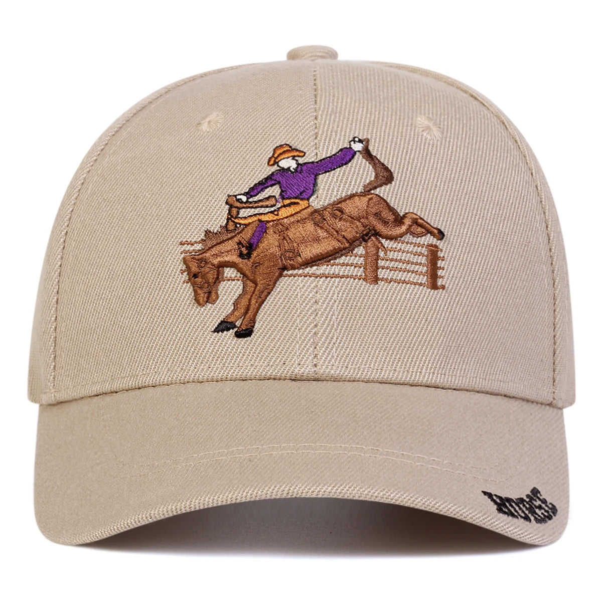 Unisex Horse Riding Embroidery Baseball Caps Spring Autumn Outdoor