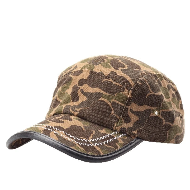 Vintage American-Style Camouflage Baseball Cap