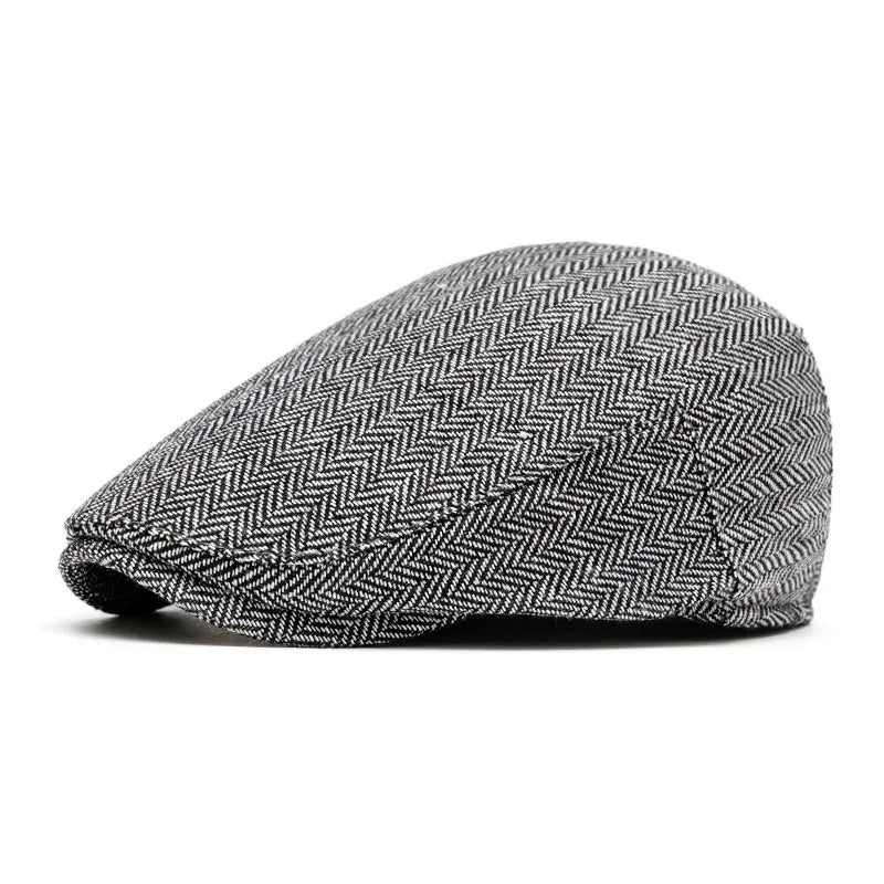 2024 Autumn And Winter Polyester Solid Warm Newsboy Caps