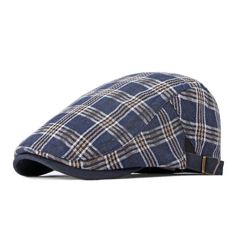 Cotton Print Newsboy Caps Flat Cap