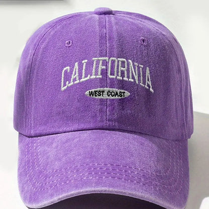 "California West Coast" Embroidered Baseball Cap Unisex