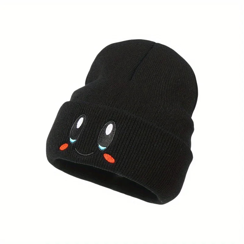 Unisex Cartoon Embroidered Big Eye Beanies Casual Hats