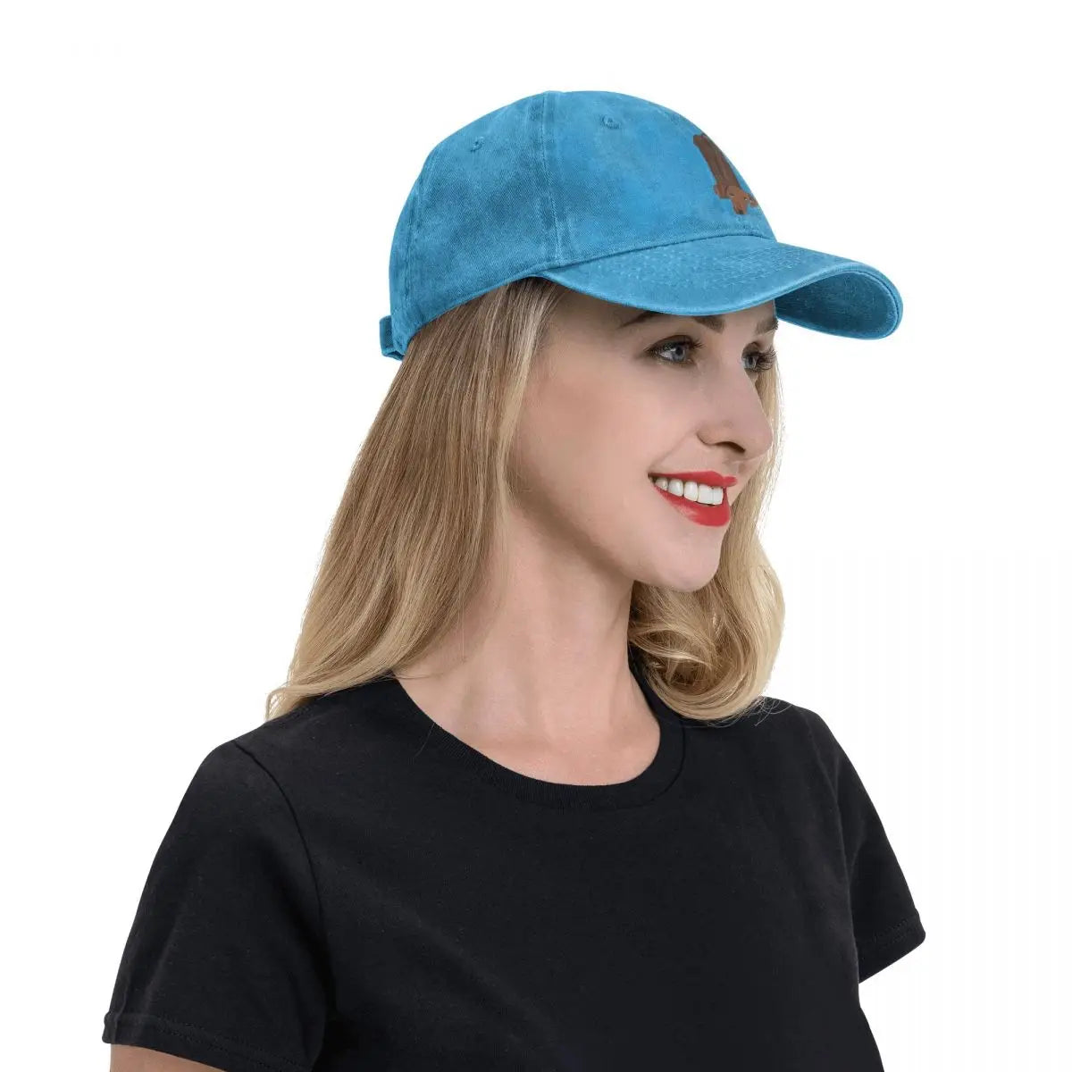 I Love My Wiener Dog Dachshund Baseball Cap Distressed Washed Caps Hat Fashion Outdoor Activities Sun Cap