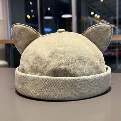 2026 New Spring Summer Cotton Solid Color Docker Cap