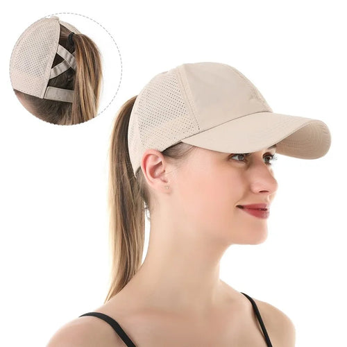 Baseball Caps For Women Hats New Breathable Mesh Sun Visor Hats Female