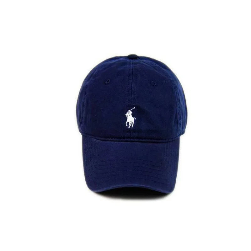 Unisex Cotton Baseball Cap Fashion Dad Polo Embroidery Soft Breathable