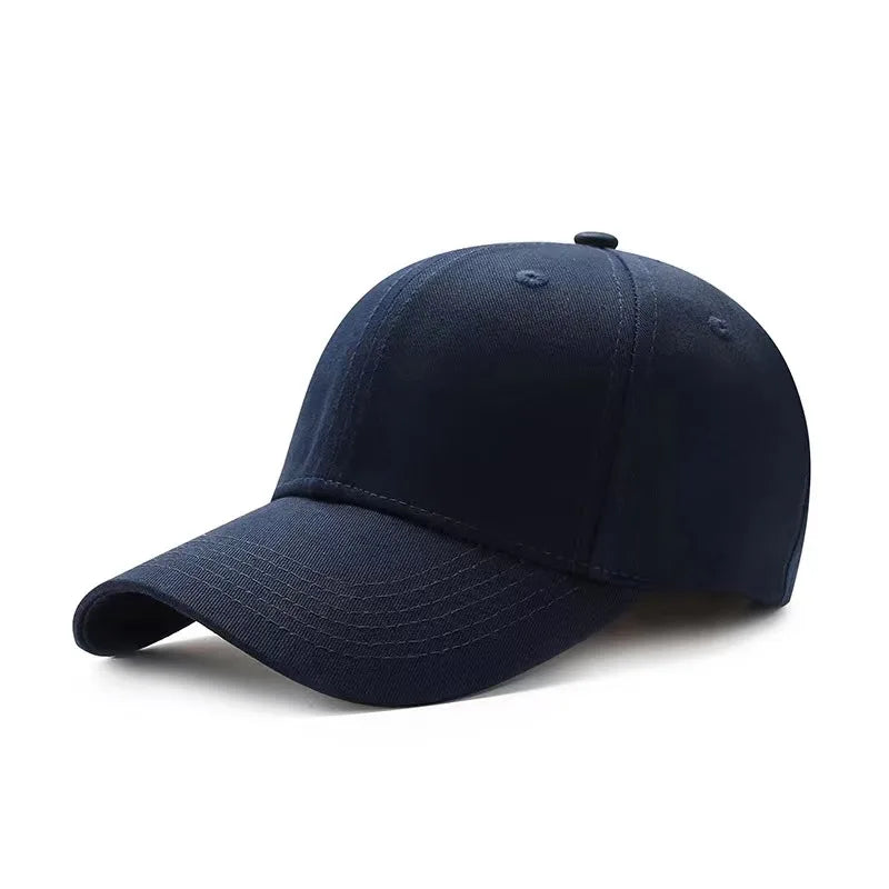 Summer Baseball Cap Pure Cotton Solid Color Cap Fashion Driver Hat Sunshade Four Seasons Hat