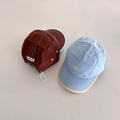 Quick Drying Children Baseball Cap Outdoor Sport Duckbill Caps 1-5 Year Boys Girls Sunscreen Kids Sun Hat
