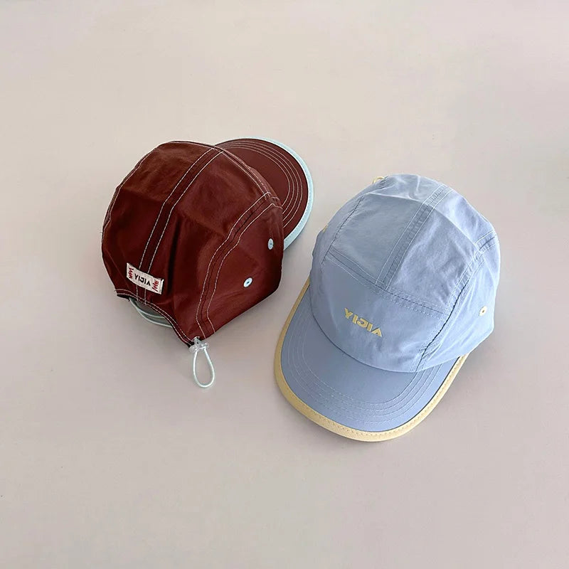 Quick Drying Children Baseball Cap Outdoor Sport Duckbill Caps 1-5 Year Boys Girls Sunscreen Kids Sun Hat