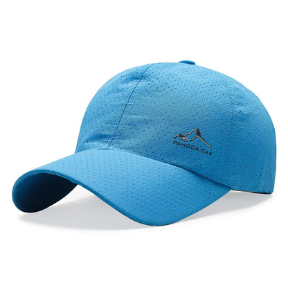 Fashion Quick Dry Summer Baseball Cap Breathable Adjustable Sports Cap UV Protection Trucker Cap Men Women