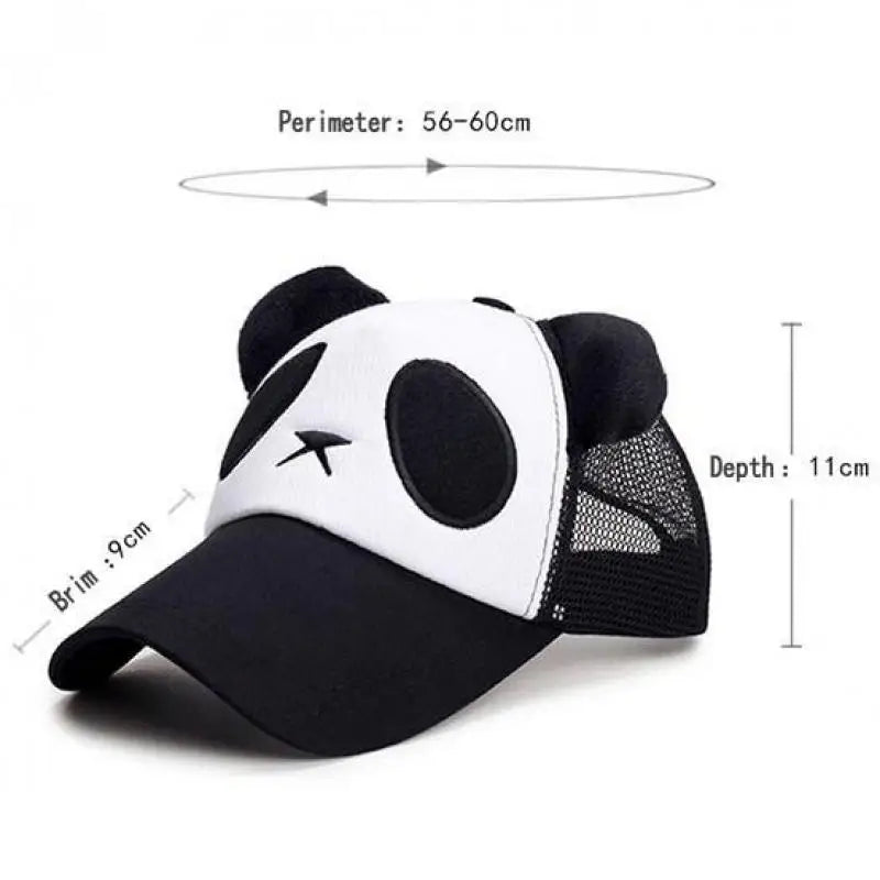 Summer Cute Panda Baseball Caps For Men Women Cotton Hip Hop Sun Protection Boys Girls Outdoor