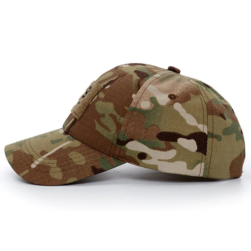 2026 Unisex Cotton Tactical Camouflage Embroidery Casual Baseball Cap Women Men