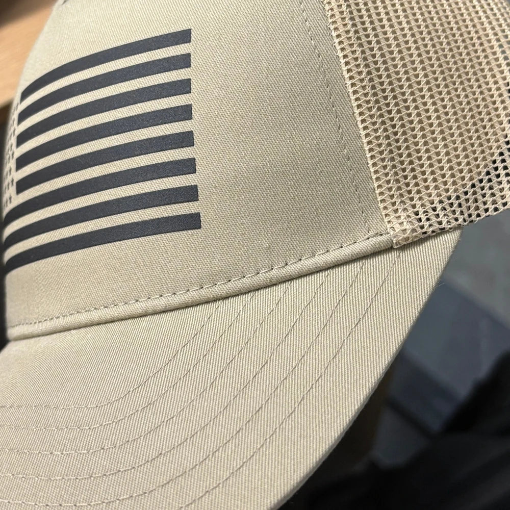 USA Flag Baseball Cap‌ - Patriotic Mesh Breathable Hat With Adjustable