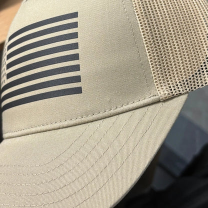 USA Flag Baseball Cap‌ - Patriotic Mesh Breathable Hat With Adjustable