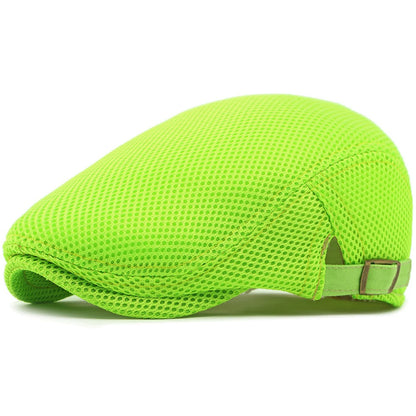 Beret Cap Spring Summer Mesh Cap Breathable Sun Hat