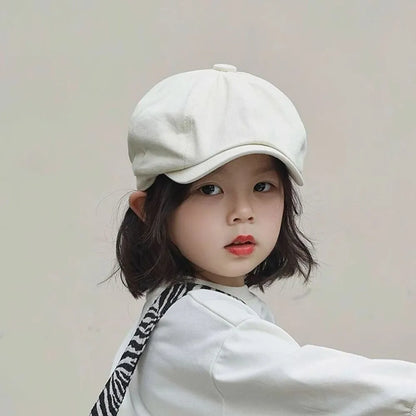 Fashion Solid Color Newsboy Hat