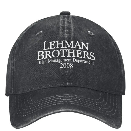 Lehman Brothers Risk Management 2008 Baseball Cap