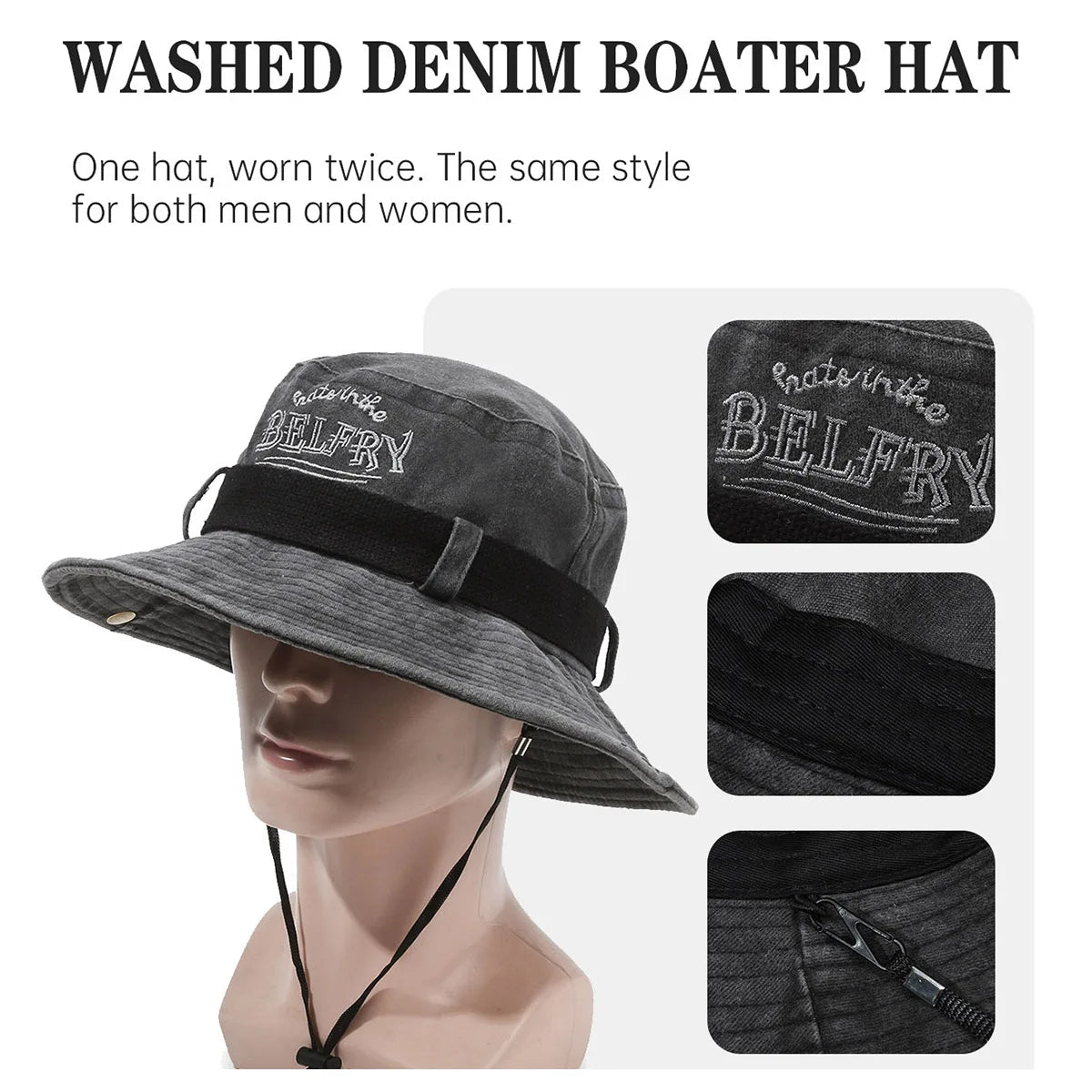 Hat for Men, Summer Sun Hat for Outdoor Hiking Fishing Hat for Women, Hiking and Camping