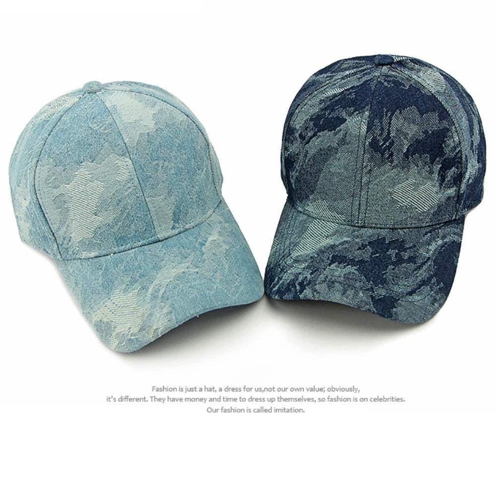Baseball Cap New Spring Autumn Denim Caps For Men Women Outdoor