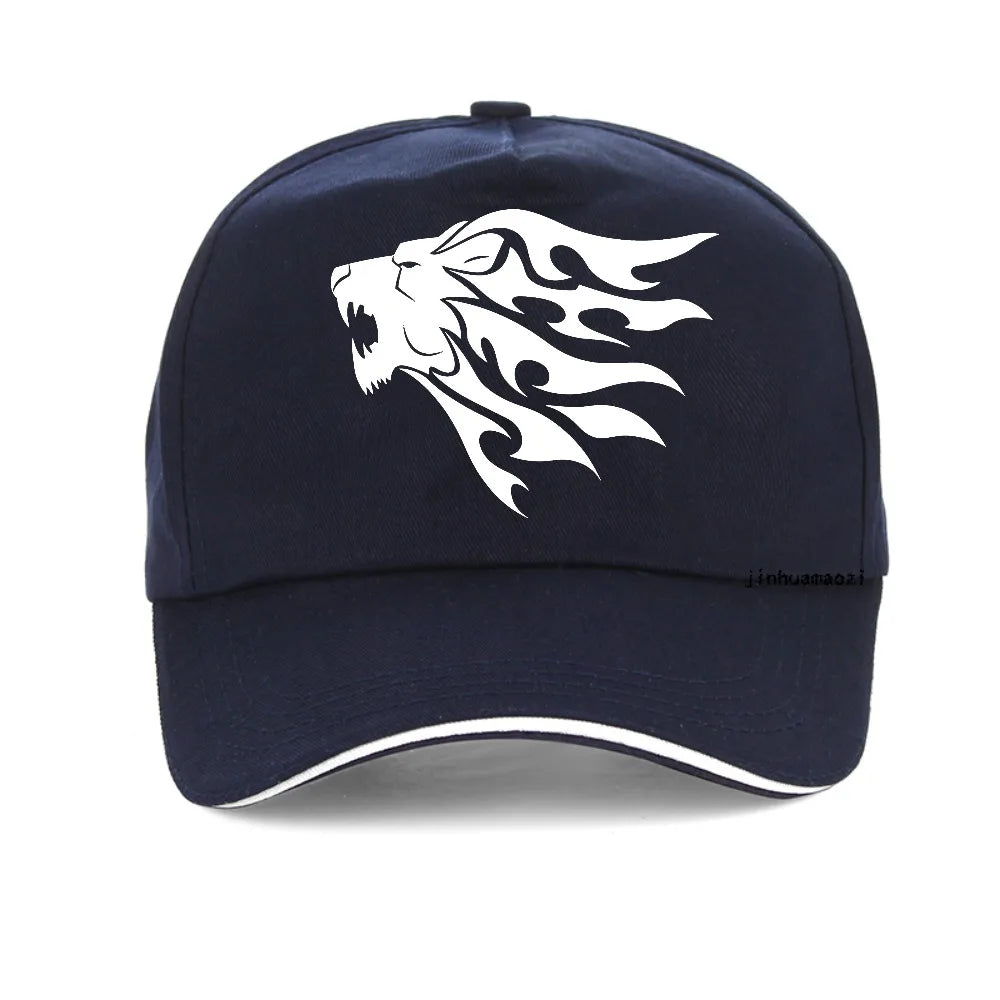Lion Head Printing Baseball Caps Summer
