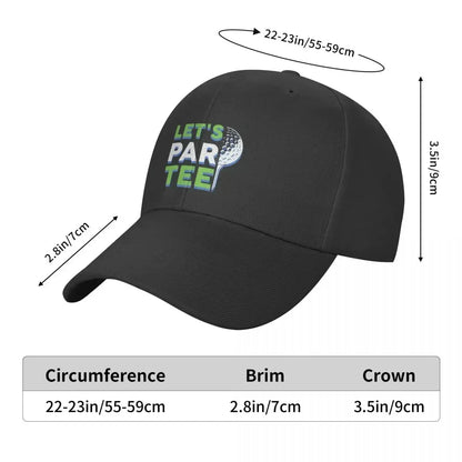 Golf par tee design Baseball Cap Sports Cap