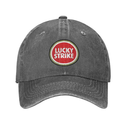 Lucky Strike Letters Troye Sivan Music Sport Retro Cowboy Washed Baseball Caps