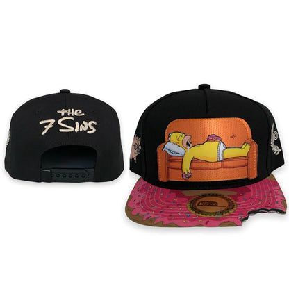 Adult Casual Sports Flat Edge Baseball Cap Cartoon