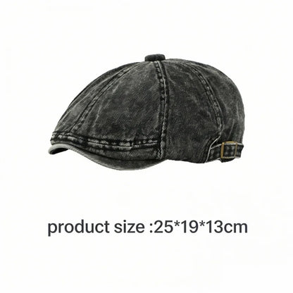 Classic Cabbie Newsboy Cap Painter Visor