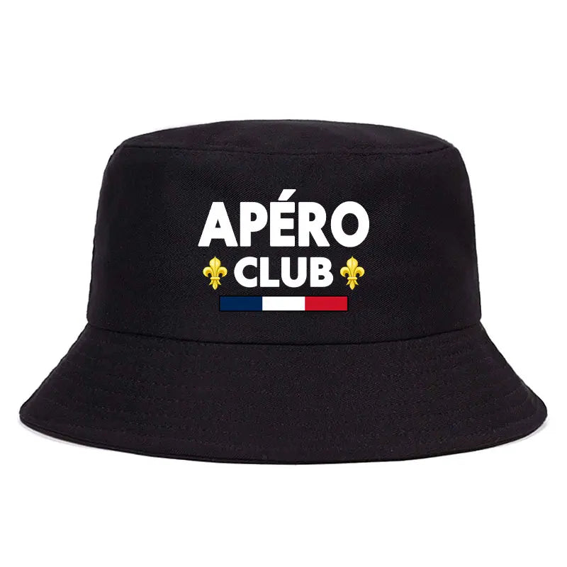 Fashion France Apero Club Bob Reversible Bucket Hat