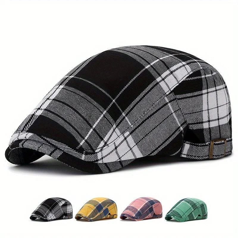 Thin Breathable Cap Men's British Retro Beret