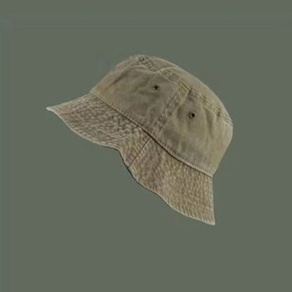 Bucket Hat Retro Washed Denim Fisherman Hat
