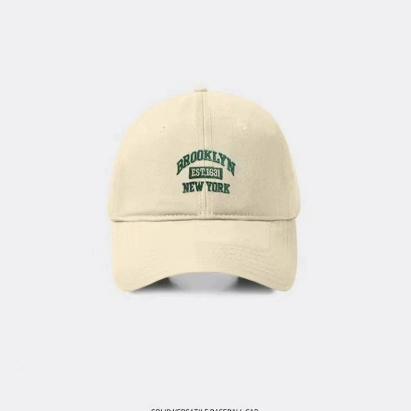 Fashion BROOKLYN Baseball Cotton Adjustable Snapback Hat Embroidery Cap Hip Hop Outdoor Casual Sun Hats
