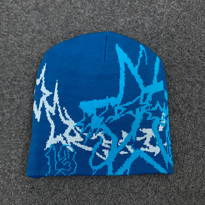 Men's Winter Knitted Hat Fashionable Trendy Warm Ear Protection Ski Cap