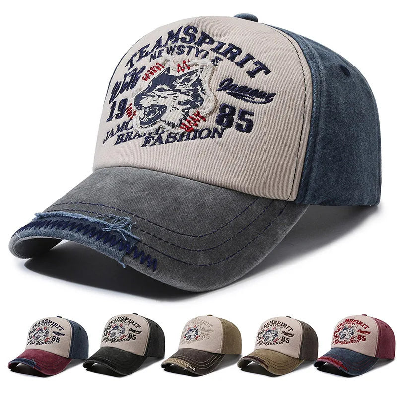 New Unisex Washed Cotton Cap