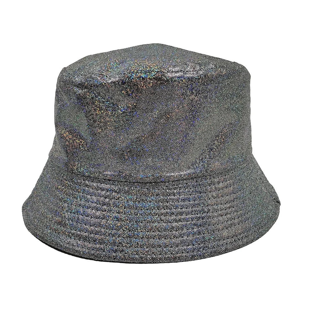 Colorful Shiny Leather Two Sided Fisherman Hat Women's and Men's