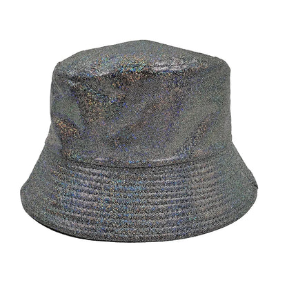 Colorful Shiny Leather Two Sided Fisherman Hat Women's and Men's